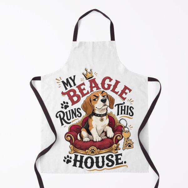Item preview, My Beagle Runs This House Funny Dog Owner Design designed and sold by Tong4130.