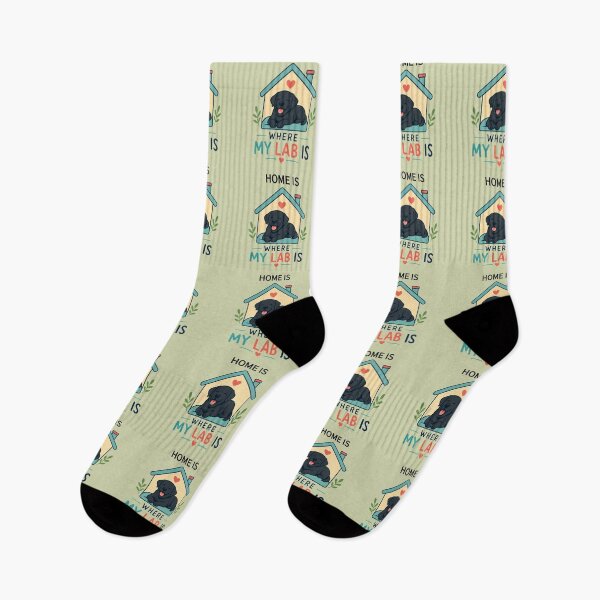 Item preview, Home Is Where My Lab Is | Black Labrador Dog Lover Gift designed and sold by Goodthingstree.