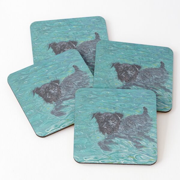 Item preview, Zed in the Sea, My Patterdale at 4 years old designed and sold by PatterdaleZed.