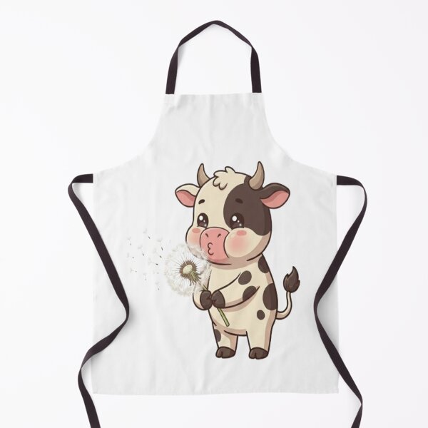 Item preview, Cute Cow Blowing Dandelion Wish designed and sold by Ella_Sketch.