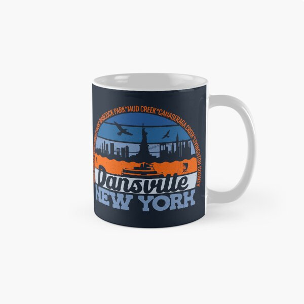 Item preview, Dansville New York Sunset Retro Vintage Local Pride Logo designed and sold by CRHPOD20.