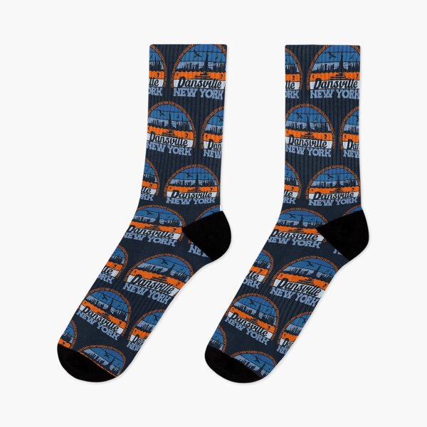 Item preview, Dansville New York Sunset Retro Vintage Local Pride Logo designed and sold by CRHPOD20.