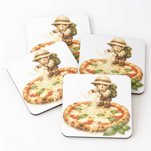 Item preview, Tiny Pizza Chef Sprinkling Mozzarella designed and sold by Sara-Ai.