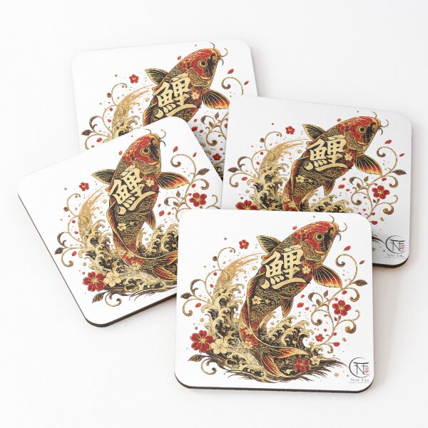 Item preview, Koi Kanji | Neo Edo designed and sold by Neo Edo Studio.