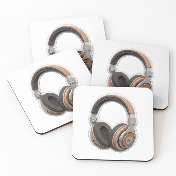 Item preview, Wood Headphones Solo Beats Music Lover Sticker & Merch designed and sold by JustMerchBaiday.