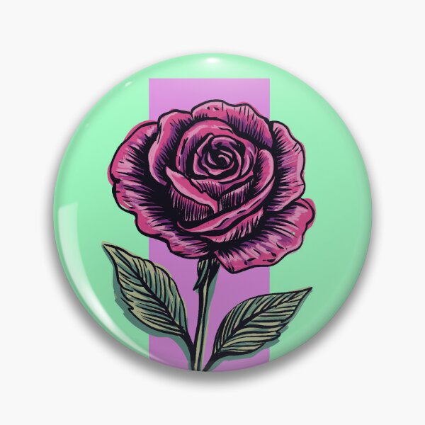 Item preview, Vintage Line Art Rose Illustration - Bold Botanical Design designed and sold by CinthyaNovae.