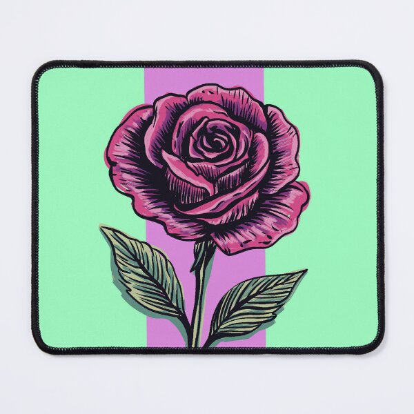 Item preview, Vintage Line Art Rose Illustration - Bold Botanical Design designed and sold by CinthyaNovae.