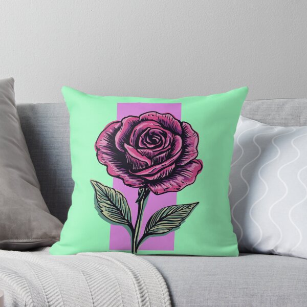 Item preview, Vintage Line Art Rose Illustration - Bold Botanical Design designed and sold by CinthyaNovae.