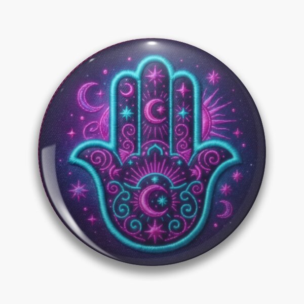 Item preview, Mystical Celestial Hamsa Hand Patch Art designed and sold by Azurart2.
