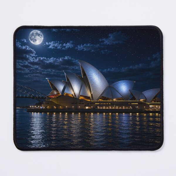Item preview, Moonlit Wonders Collection: Sydney Opera House ~ Sydney, Australia designed and sold by globetrottergfx.