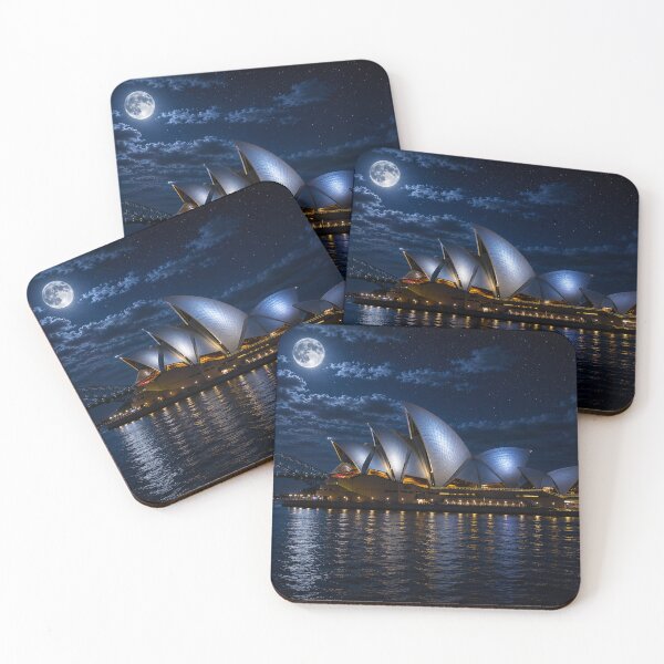 Item preview, Moonlit Wonders Collection: Sydney Opera House ~ Sydney, Australia designed and sold by globetrottergfx.