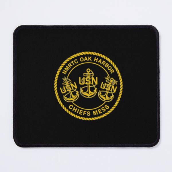 Item preview, NMRTC Oak Harbor Chiefs Mess USN Navy Anchors Golden Crest Emblem designed and sold by TrevorCantela.