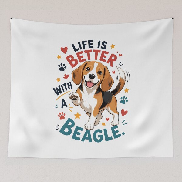Item preview, Life Is Better With a Beagle Dog Lover Design designed and sold by Tong4130.