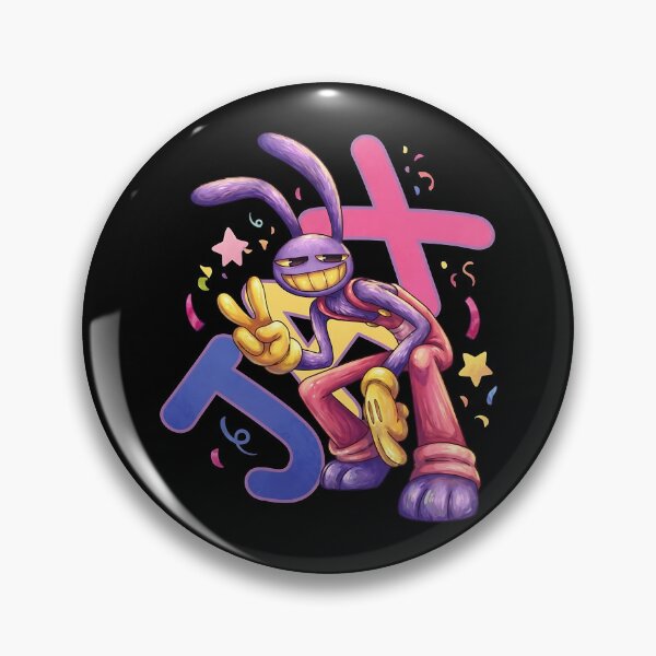 Item preview, Jax The Amazing Digital Circus Colorful Peace Sign Graphic designed and sold by GusHickman.