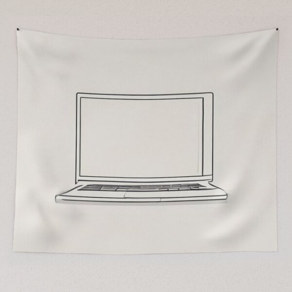 Item preview, Minimalist Laptop Line Art designed and sold by Aditya Andri Purnama.
