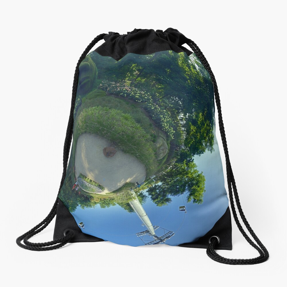 Earthy Head at Floriade 2012 Drawstring Bag