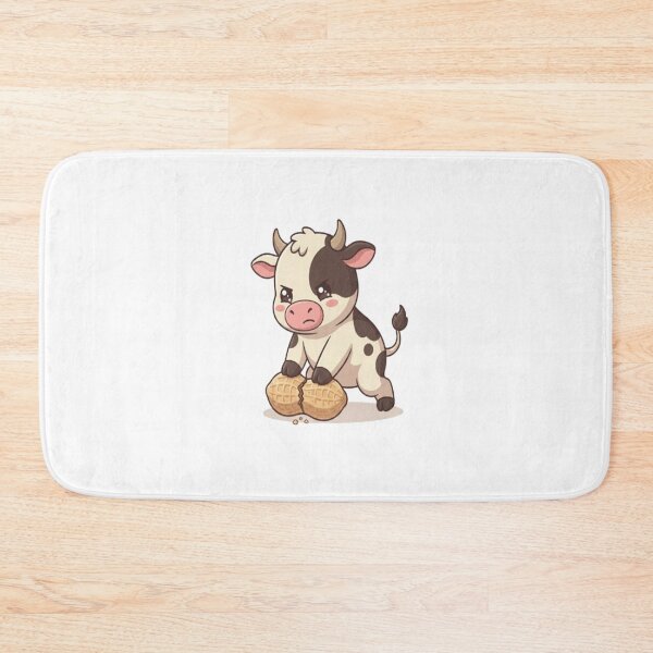 Item preview, Cute Cow Cracking Giant Peanut designed and sold by Ella_Sketch.