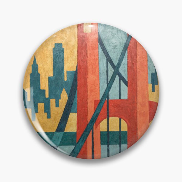 Item preview, Abstract Brooklyn Bridge Poster – Modern New York City Fine Art Wall Decor designed and sold by paulo silveira.