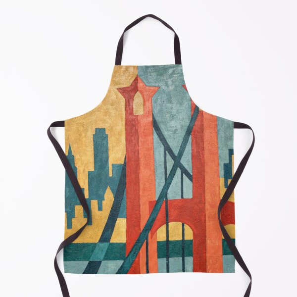 Item preview, Abstract Brooklyn Bridge Poster – Modern New York City Fine Art Wall Decor designed and sold by paulo silveira.