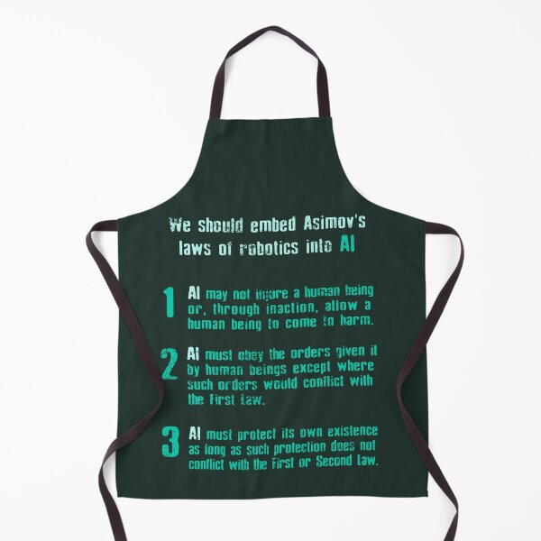Item preview, No AI / Anti-AI Symbol - Asimov Robotics Laws designed and sold by Frank J. Art.