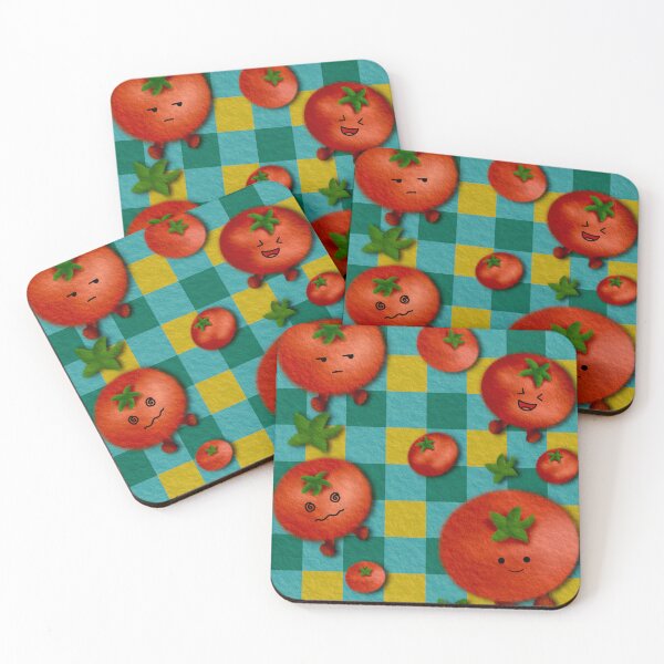 Item preview, Cute Kawaii Tomato Friends Pattern designed and sold by Sucha art.
