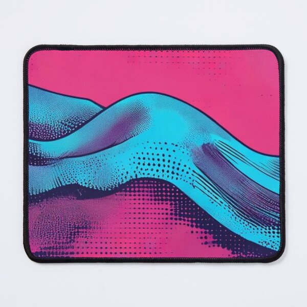 Item preview, Neon Blue Wave Pattern designed and sold by Aditya Andri Purnama.