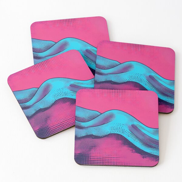 Item preview, Neon Blue Wave Pattern designed and sold by Aditya Andri Purnama.