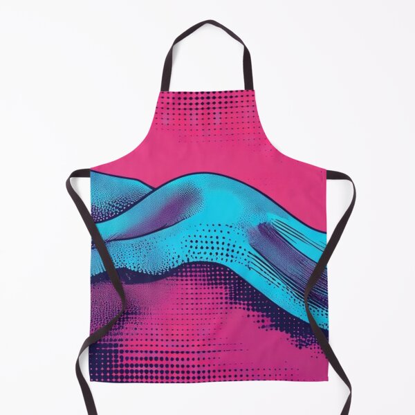 Item preview, Neon Blue Wave Pattern designed and sold by Aditya Andri Purnama.