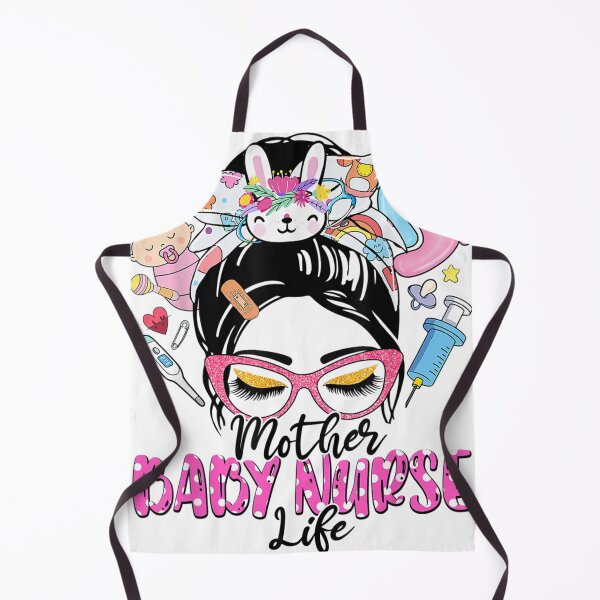 Item preview, Mother Baby Nurse Life Messy Bun Women Nurse Easter Day designed and sold by Moonifillst.