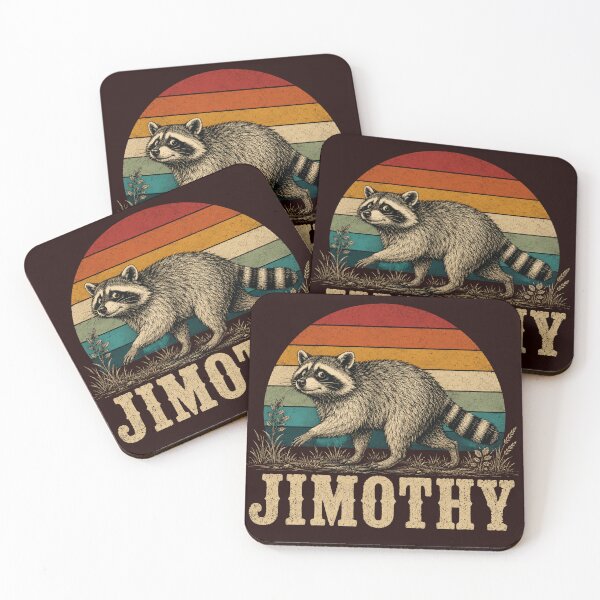 Item preview, Jimothy Vintage Raccoon Sunset designed and sold by ShopFanCreation.