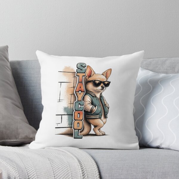 Item preview, Stay Cool Chihuahua Dog Dad Funny Kawaii T-Shirt designed and sold by Ashley critters.