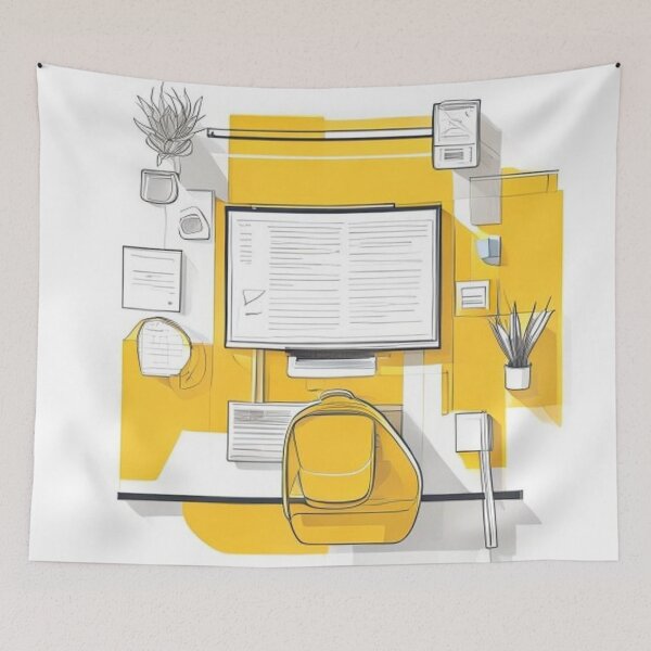 Item preview, Architect Workspace Flat Lay designed and sold by Aditya Andri Purnama.