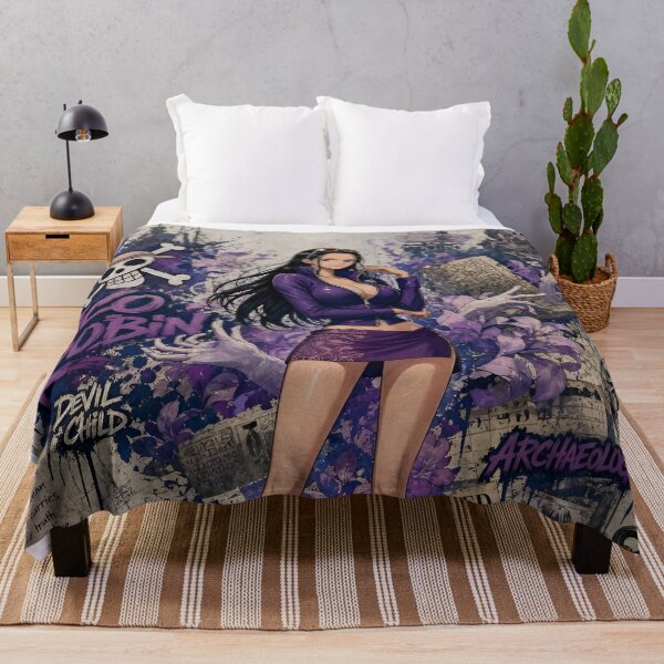 Item preview, Elegant Purple Anime Style Archaeologist | Fantasy Adventure Manga Inspired Wall Art designed and sold by Dyan4.
