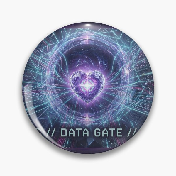 Item preview, Cyberpunk themed Cosmic Data Gate HEART fan art designed and sold by VoidBearer03.