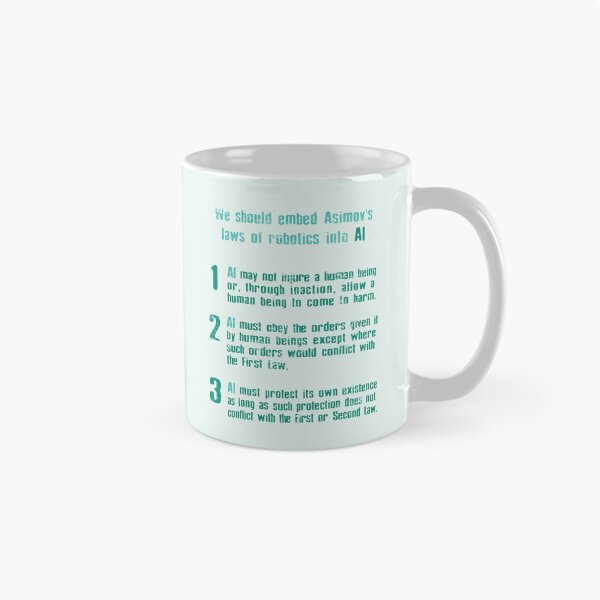 Item preview, STOP AI / Anti-AI Symbol - Asimov Robotics Laws designed and sold by Frank J. Art.