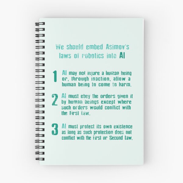 Item preview, STOP AI / Anti-AI Symbol - Asimov Robotics Laws designed and sold by Frank J. Art.