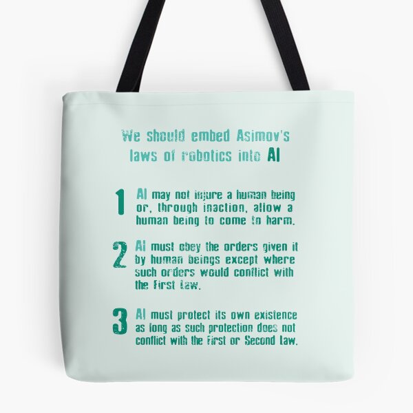 Item preview, STOP AI / Anti-AI Symbol - Asimov Robotics Laws designed and sold by Frank J. Art.