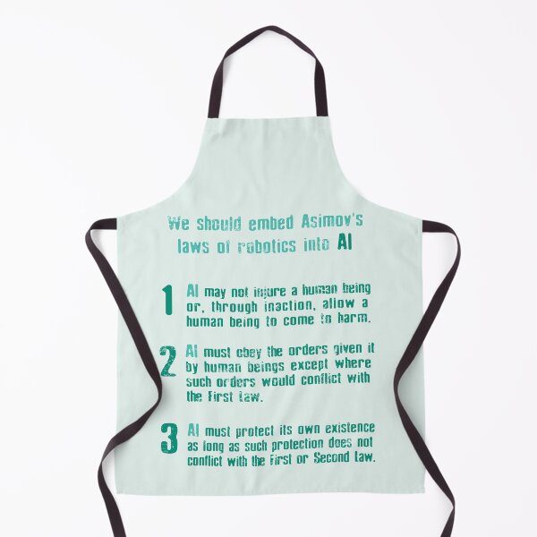 Item preview, STOP AI / Anti-AI Symbol - Asimov Robotics Laws designed and sold by Frank J. Art.