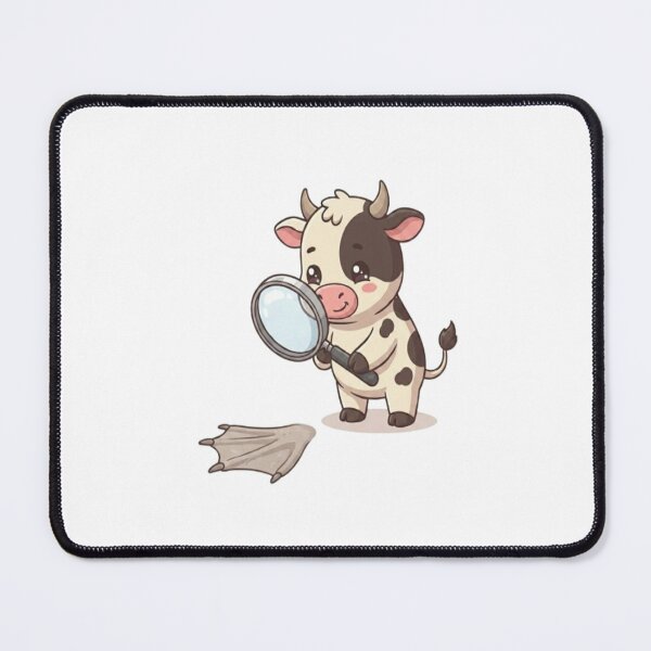 Item preview, Cute Cow Inspecting Webbed Footprint designed and sold by Ella_Sketch.