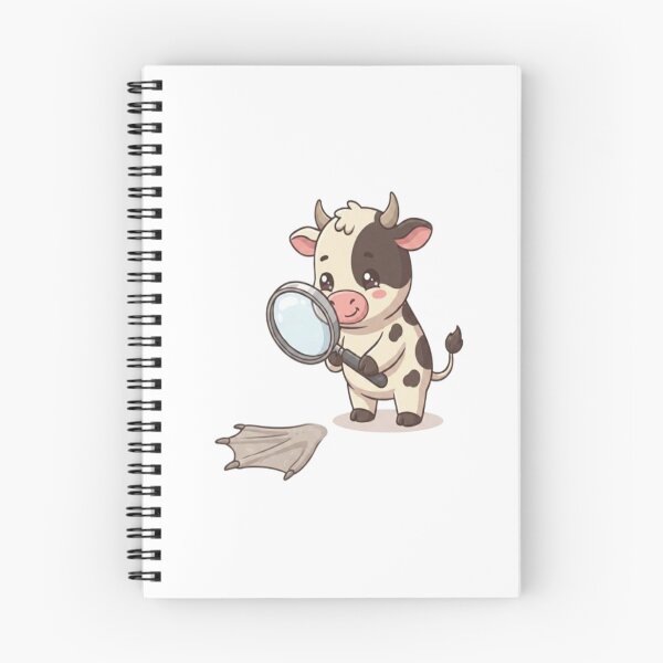 Item preview, Cute Cow Inspecting Webbed Footprint designed and sold by Ella_Sketch.