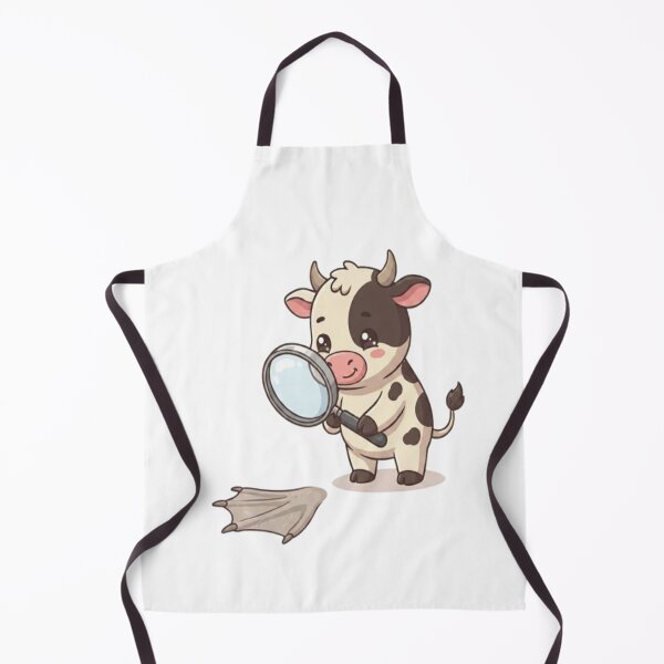 Item preview, Cute Cow Inspecting Webbed Footprint designed and sold by Ella_Sketch.
