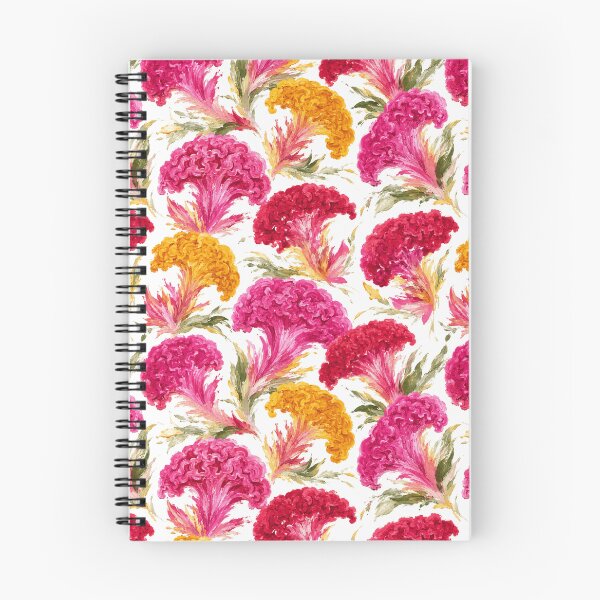 Item preview, Celosia Cockscomb Abstract Painterly Seamless Pattern designed and sold by Inkworksbyshery.