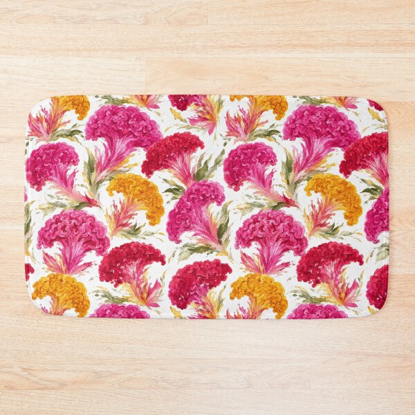 Item preview, Celosia Cockscomb Abstract Painterly Seamless Pattern designed and sold by Inkworksbyshery.