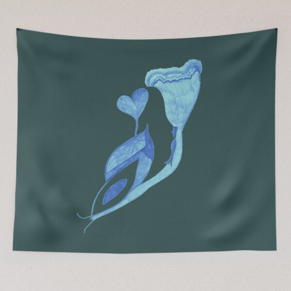 Item preview, The Sea Glass Flower - High Vibration Deep Oceanic designed and sold by energyoflove333.