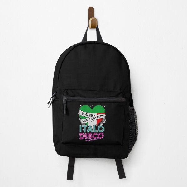 Item preview, Vivo Per La Notte Italo Disco Italian Flag Heart 80s Retro designed and sold by Graphroad.