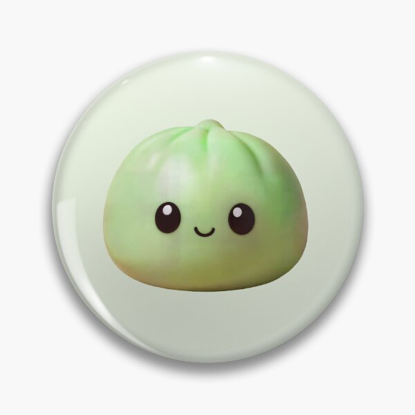Item preview, Lime Green Squishy Dumpling Plastic Toy – Kawaii Cutout designed and sold by EmeraldeaArt.