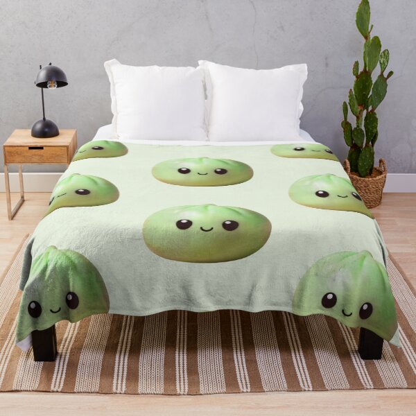 Item preview, Lime Green Squishy Dumpling Plastic Toy – Kawaii Cutout designed and sold by EmeraldeaArt.