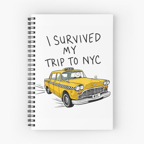 Item preview, I Survived My Trip To NYC Funny New York City Taxi designed and sold by DonnaLoly.