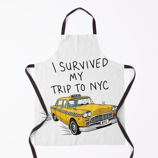 Item preview, I Survived My Trip To NYC Funny New York City Taxi designed and sold by DonnaLoly.