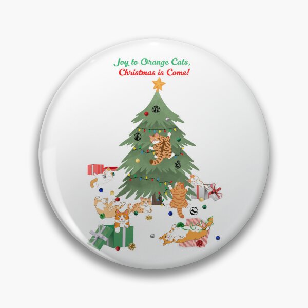 Artikelvorschau, Fröhliche Weihnachten an alle orangefarbenen Katzen! entworfen und verkauft von MYCatStuff.